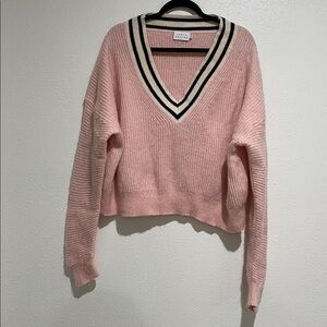 Tanya Taylor wool & mohair Millie V-Neck Sweater